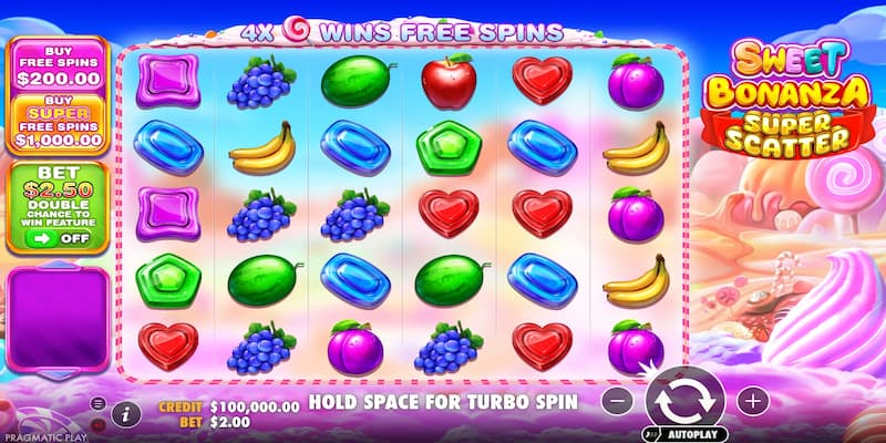 Sweet Bonanza CF68 - Game slot tỷ lệ trả thưởng cao nhất